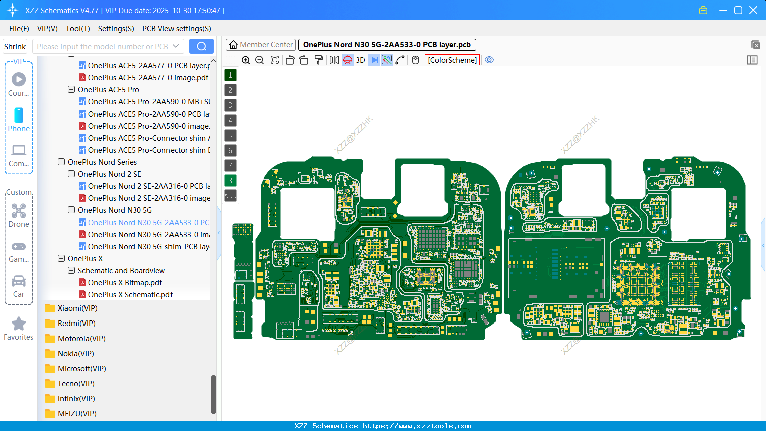 OnePlus Nord N30 5G-2AA533-0 PCB Layer